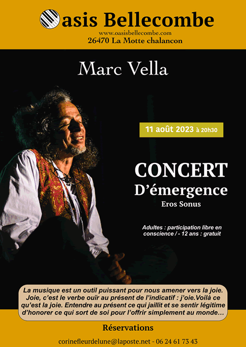 Concert Marc Vella 2023